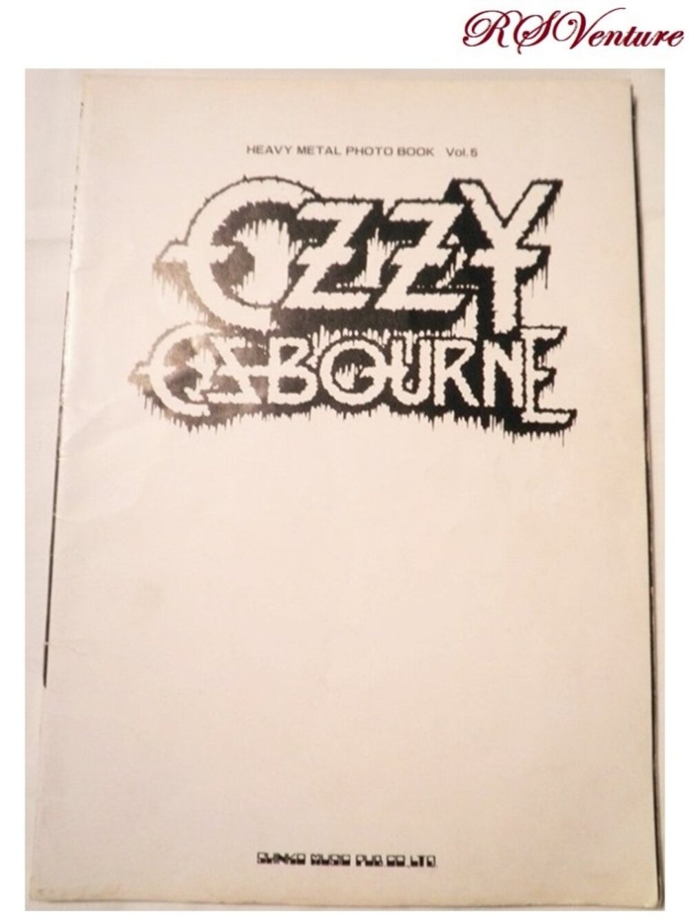 Ozzy Ozbourne Heavy Metal Photo Book Vol.5